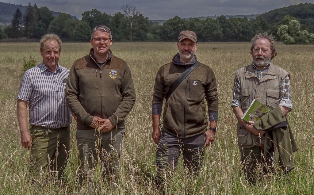 BU (vlnr.): Manfred Desch, Maarten Fijnaut, Jörg Amberg und Rudi Ziegler